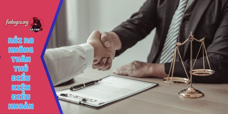 Rủi ro khi không tuân thủ điều kiện điều khoản